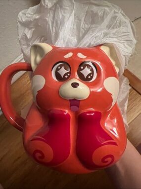 Disney Orange Ceramic Mug with Red Interior